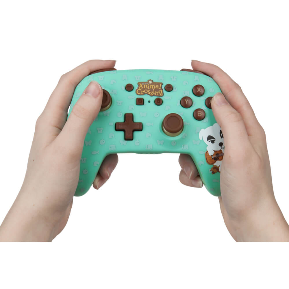 คอนโทรลเลอร์ POWERA ANIMAL CROSSING: K.K. SLIDER (ไร้สาย) สีเขียว สำหรับ NINTENDO SWITCH